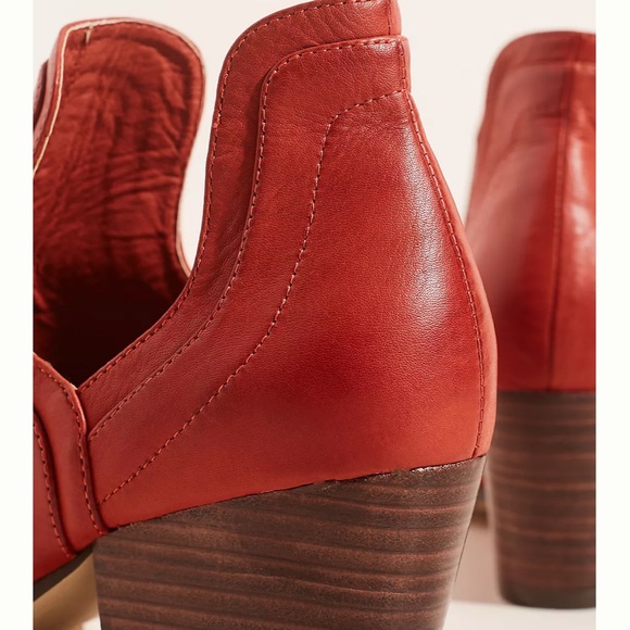Anthro Silent D cut out booties in terracotta leather GORGEOUS! Size 40 Like new - Picture 12 of 14